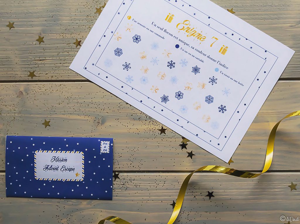 Calendrier de l’avent Escape Game | tiDudi