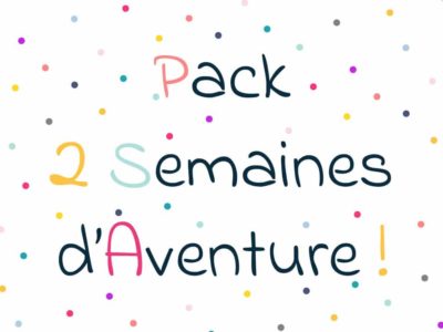 Pack 2 semaines d'aventure. Escape game des vacances
