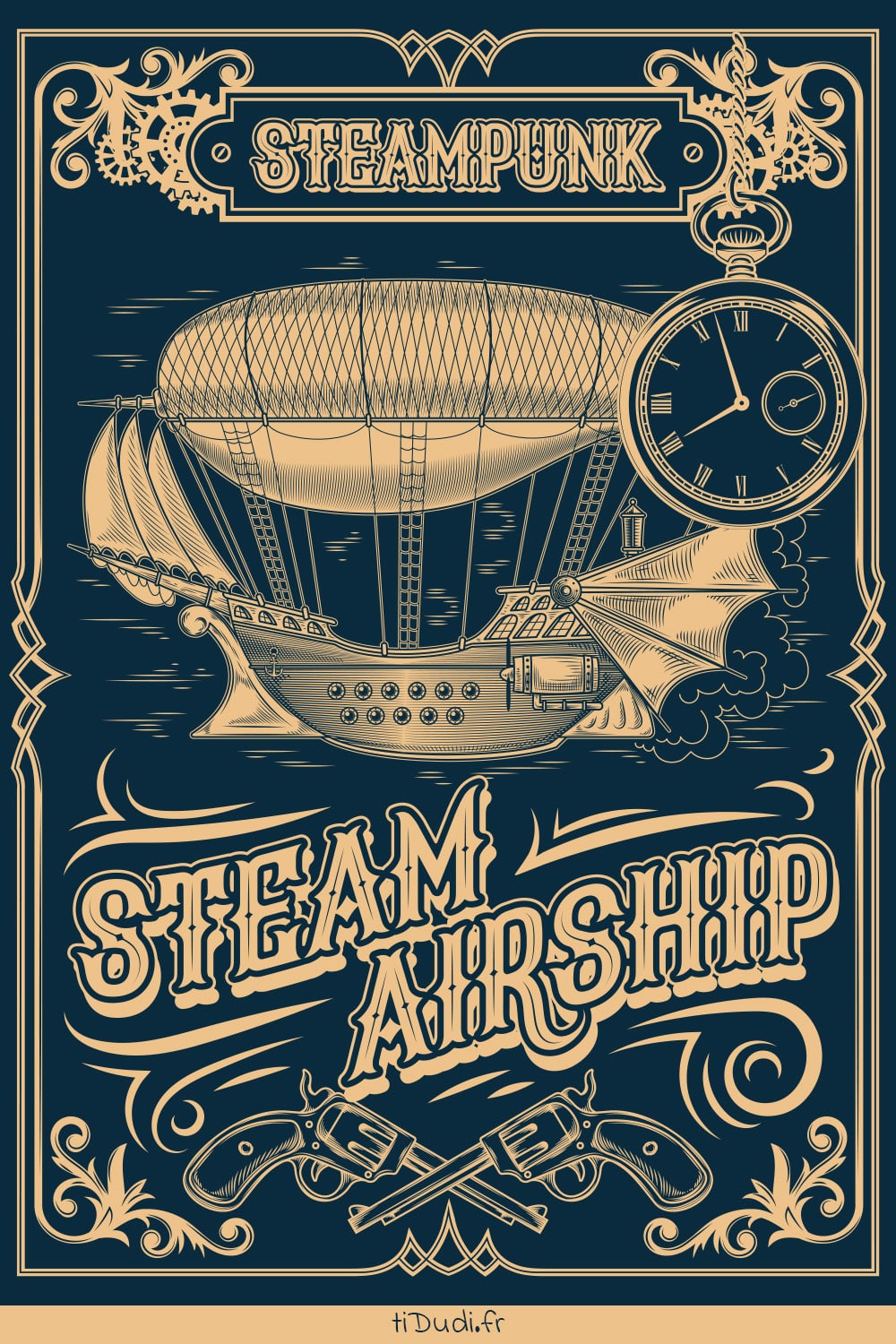 Affiche steampunk tiDudi