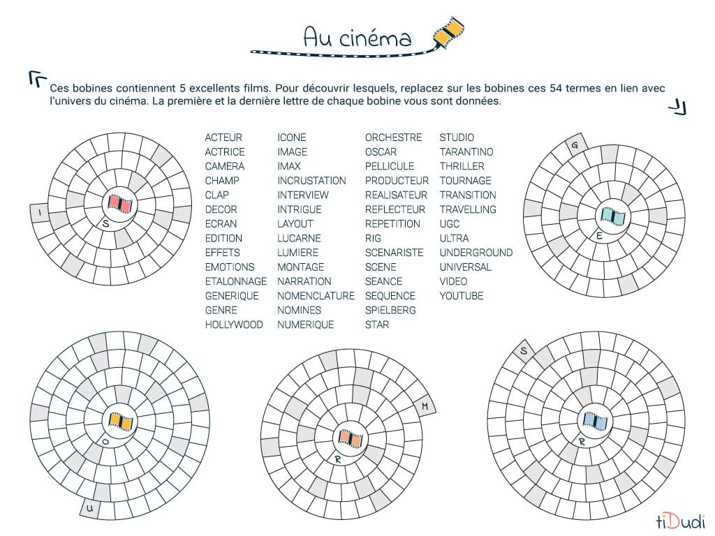 Énigme film : 5 titres de films à décoder